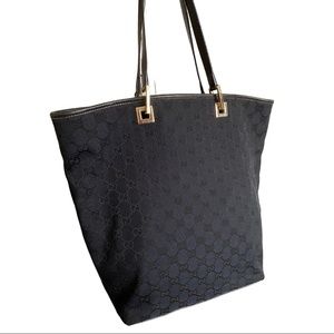 black gucci tote